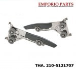 Βάση με ροδάκια (σετ - άνω καλαθιού) πλυντηρίου πιάτων SIEMENS, 00648570